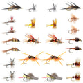 Trout Fly Assortment - 2 Dozen Trout Flies with Fly Box