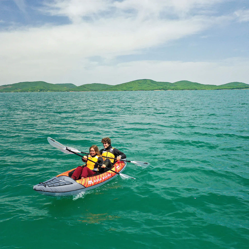 Aqua Marina Memba 390 Premium 12FT 2-Person Touring Kayak With DWF Deck And Paddles