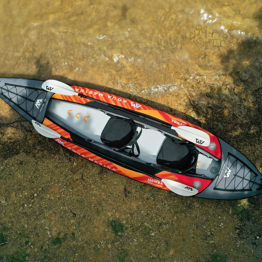Aqua Marina Memba 390 Premium 12FT 2-Person Touring Kayak With DWF Deck And Paddles