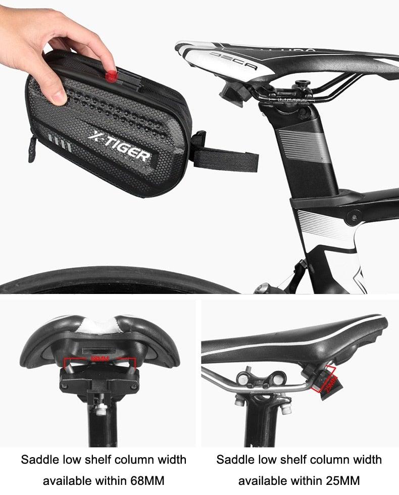 Bicycle Bag Rainproof Road Bike Bag 1.2L Large Capacity