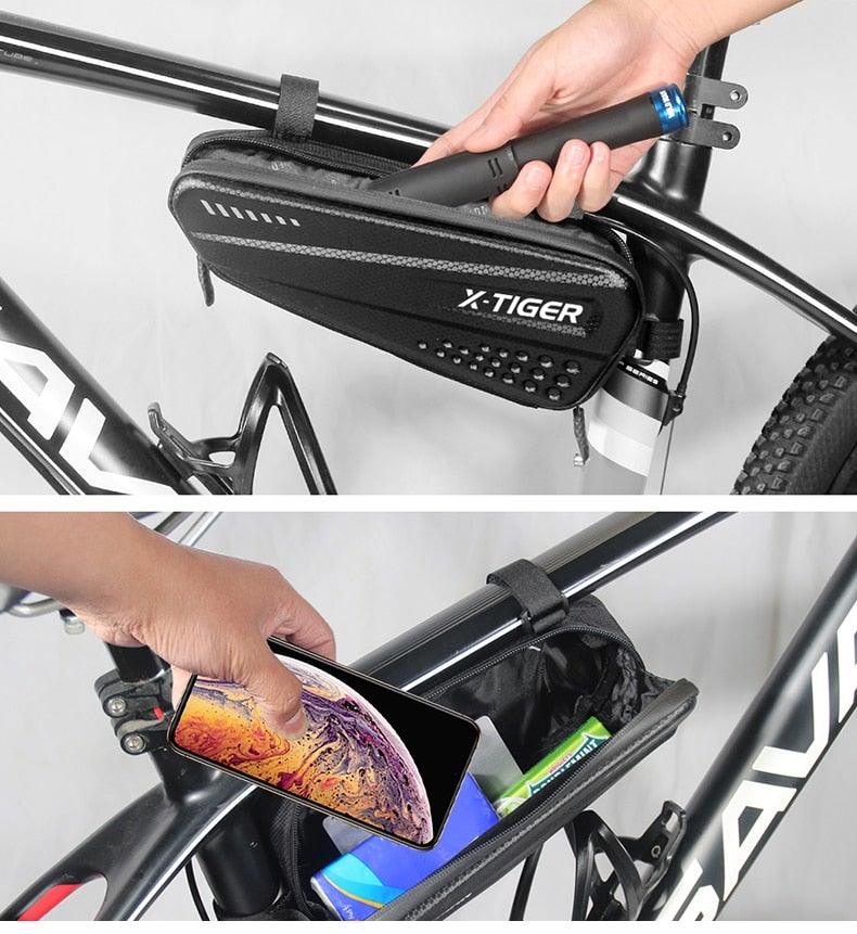 Bicycle Bag Rainproof Road Bike Bag 1.2L Large Capacity