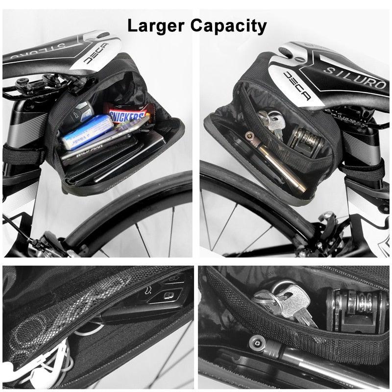 Bicycle Bag Rainproof Road Bike Bag 1.2L Large Capacity
