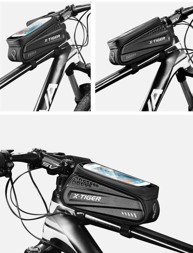 Bicycle Bag Rainproof Road Bike Bag 1.2L Large Capacity