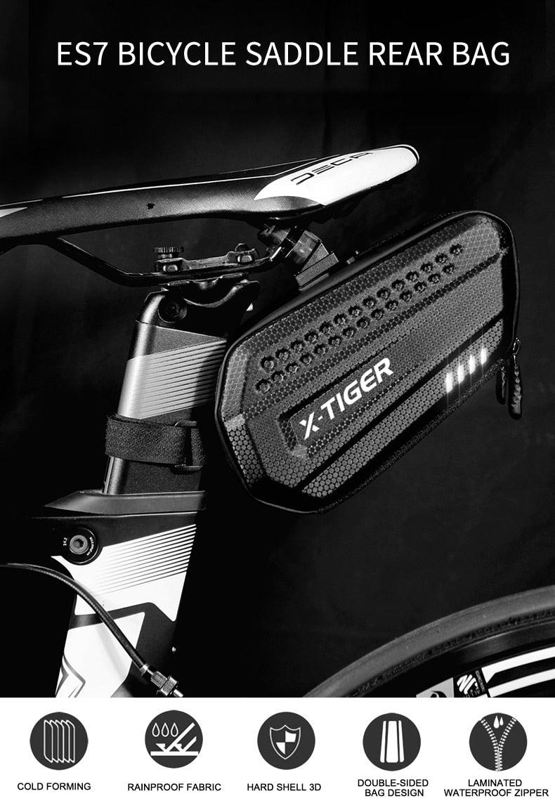 Bicycle Bag Rainproof Road Bike Bag 1.2L Large Capacity