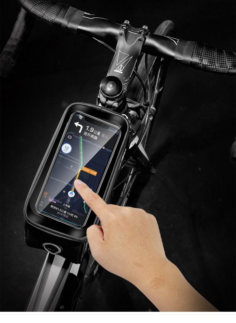 Bicycle Bag Rainproof Road Bike Bag 1.2L Large Capacity