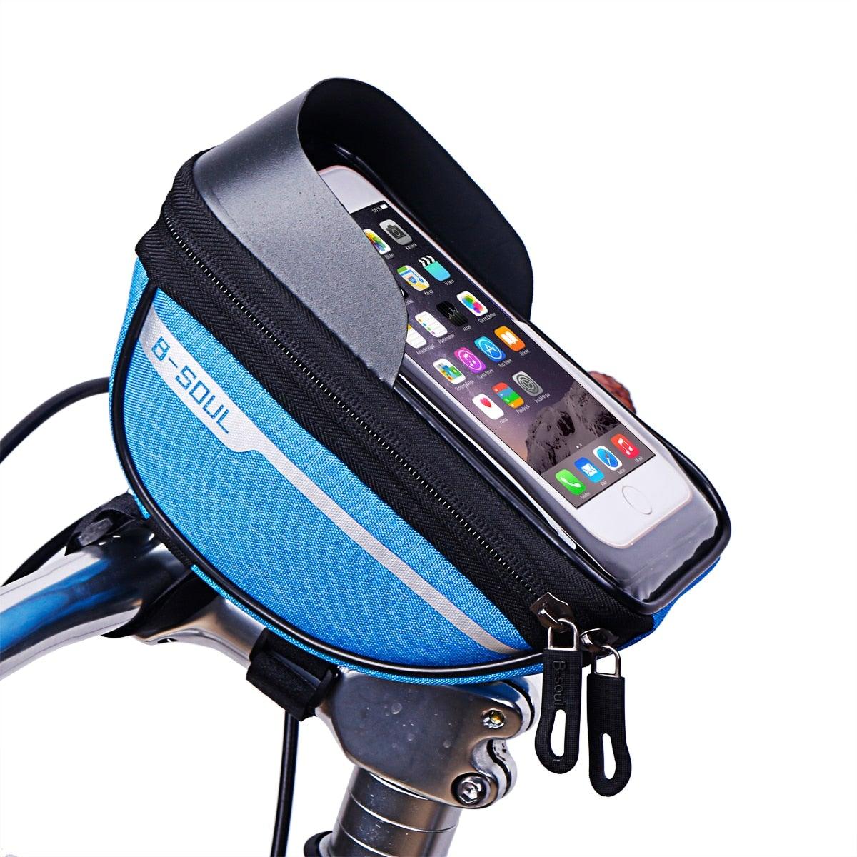 Cycling Bicycle Bike Head Tube Handlebar Cell Mobile Phone Bag