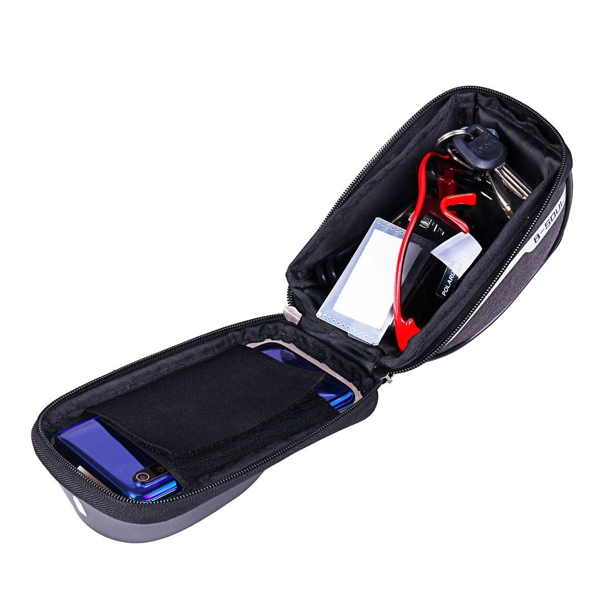 Cycling Bicycle Bike Head Tube Handlebar Cell Mobile Phone Bag