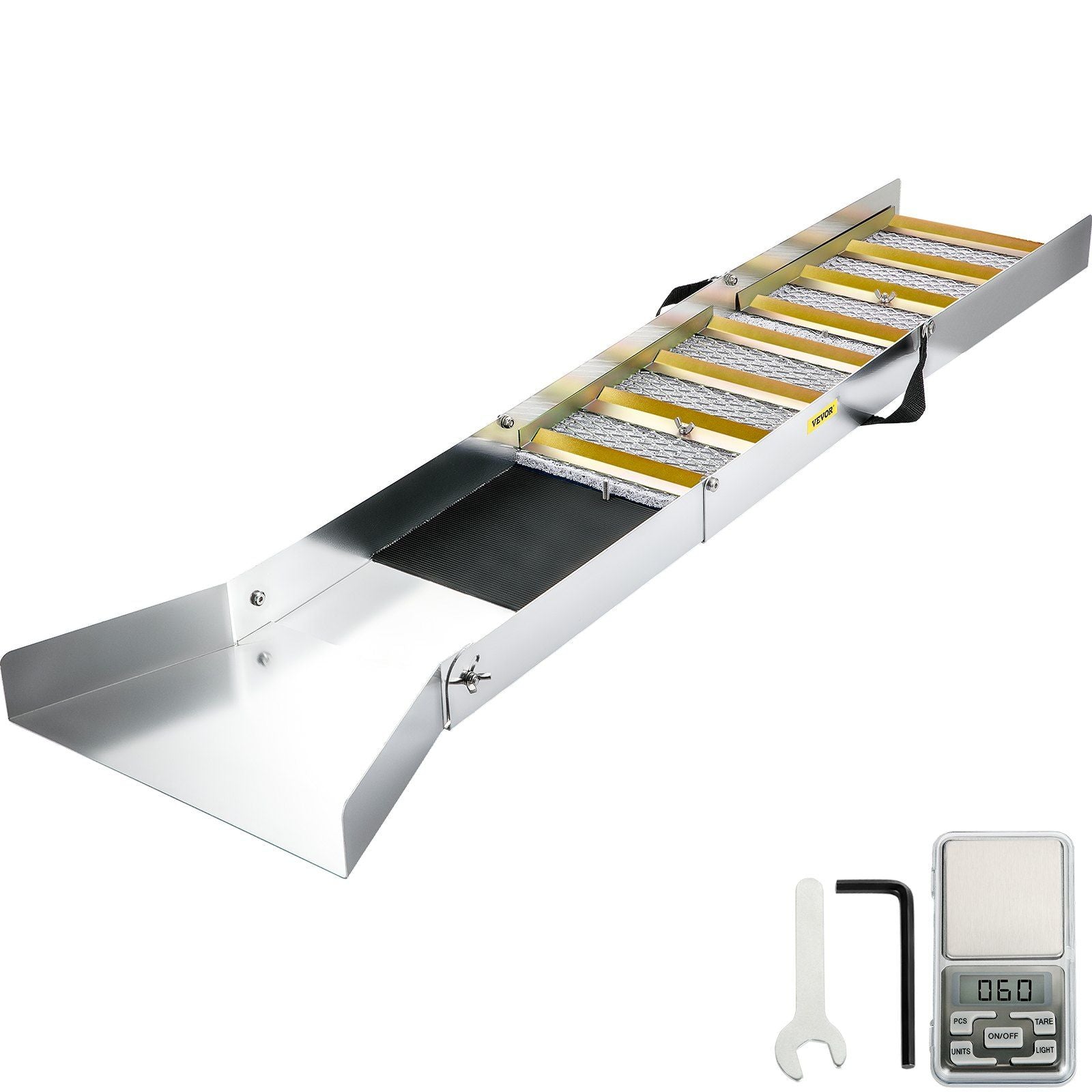 Folding Aluminum Alloy Sluice Box, Compact 50"