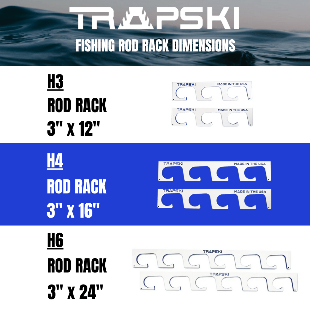 Fishing Rod Rack | Wall or Ceiling Mounted