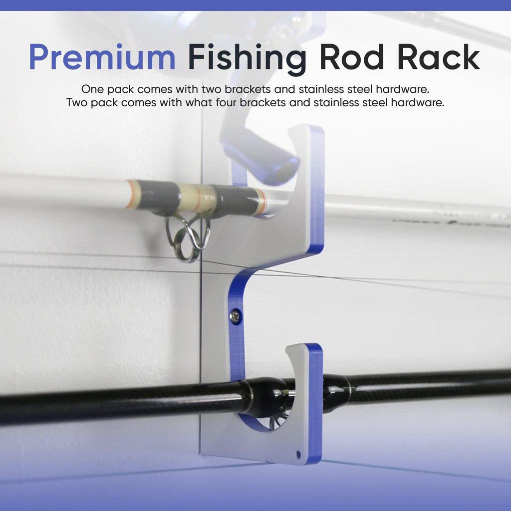 Premium Fishing Rod Racks | Wall or Ceiling or Boat Mounted