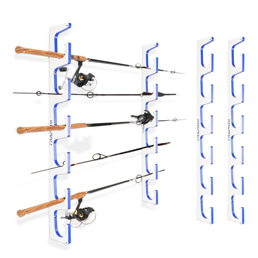 Premium Fishing Rod Racks | Wall or Ceiling or Boat Mounted