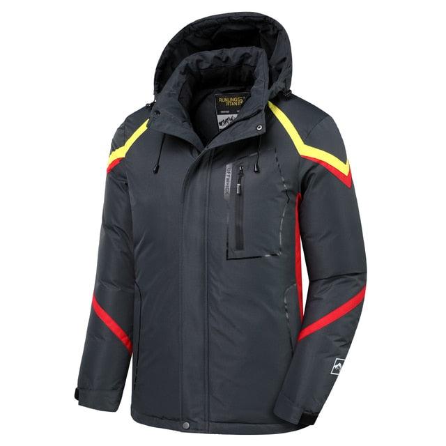 Men Blue Winter  Jacket