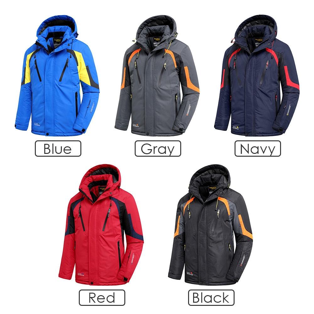 Men Blue Winter  Jacket
