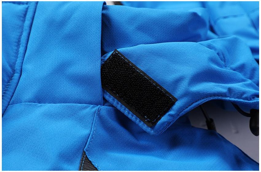 Men Blue Winter  Jacket
