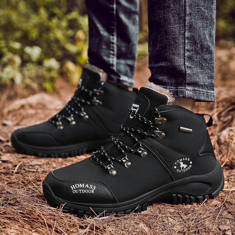Men Waterproof Hiking Shoes Breathable Tactical Combat Boots