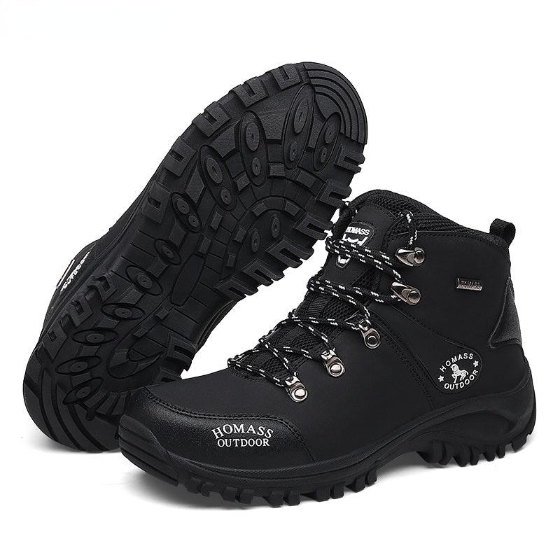 Men Waterproof Hiking Shoes Breathable Tactical Combat Boots