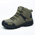 Men Waterproof Hiking Shoes Breathable Tactical Combat Boots