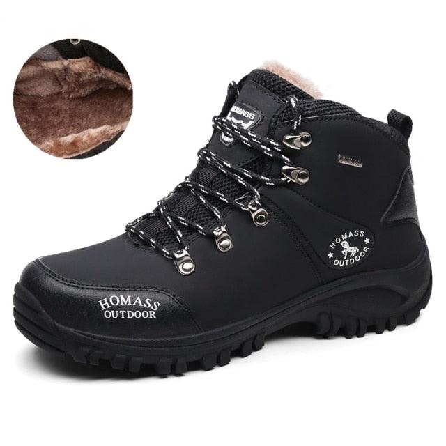 Men Waterproof Hiking Shoes Breathable Tactical Combat Boots