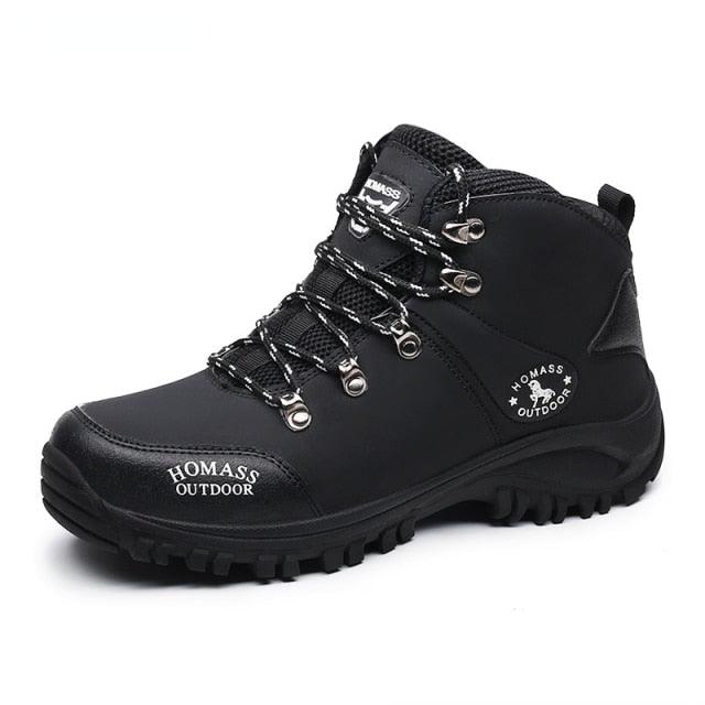 Men Waterproof Hiking Shoes Breathable Tactical Combat Boots