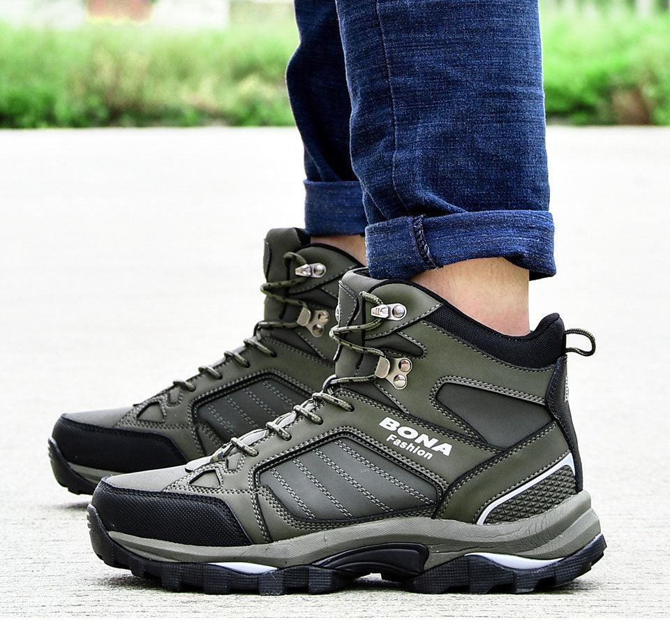 Modern Mens Boots Anti-Skidding Leather Shoes P