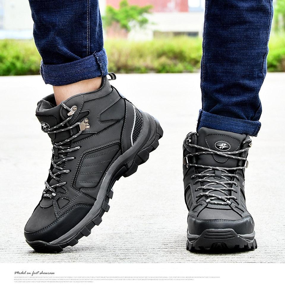 Modern Mens Boots Anti-Skidding Leather Shoes P