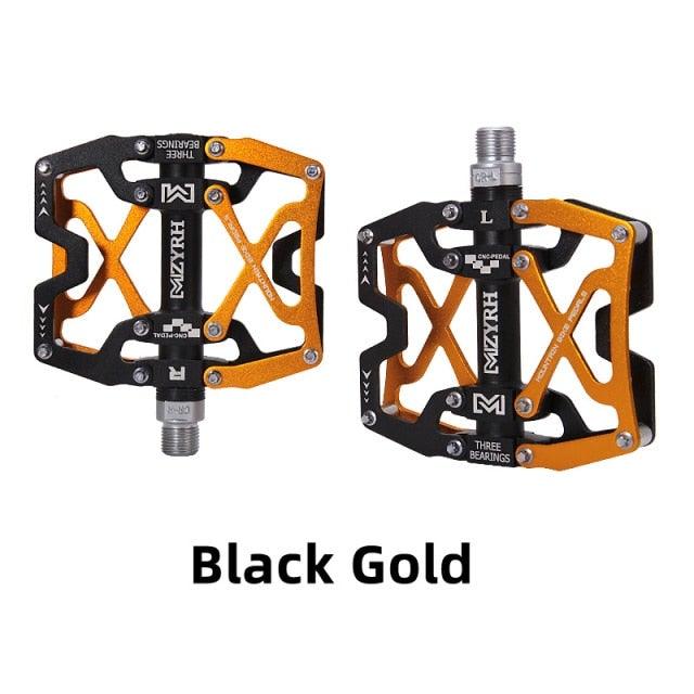 Mountain Bicycle Pedals Cycling Ultralight Aluminum Alloy 3 Bearings