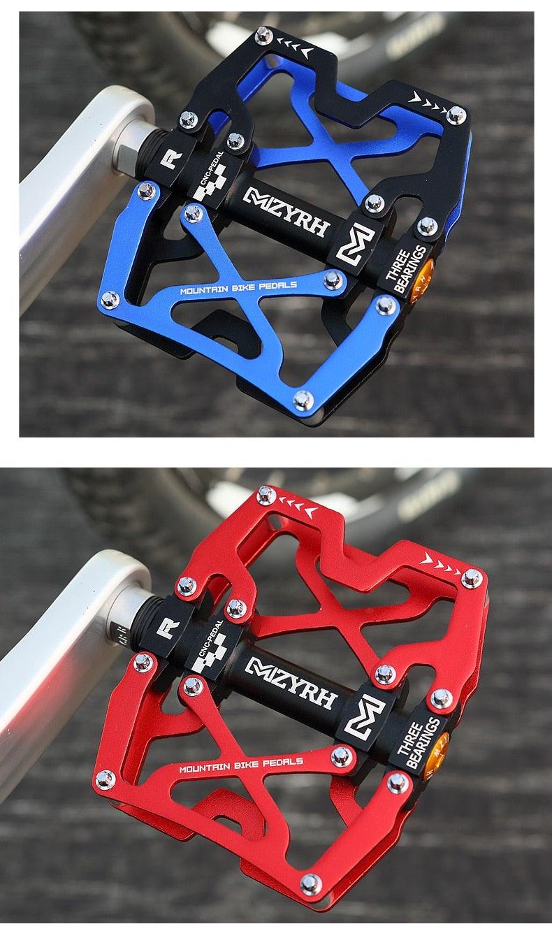 Mountain Bicycle Pedals Cycling Ultralight Aluminum Alloy 3 Bearings