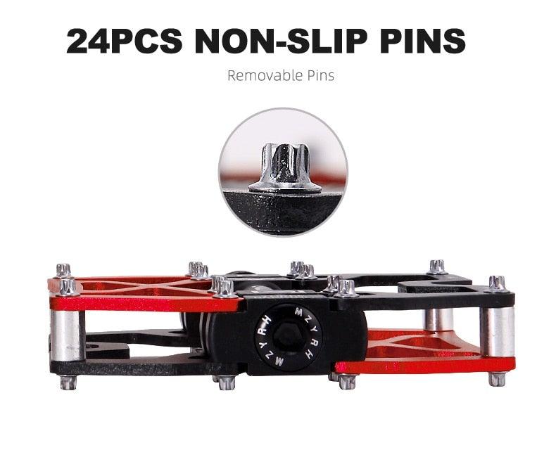 Mountain Bicycle Pedals Cycling Ultralight Aluminum Alloy 3 Bearings