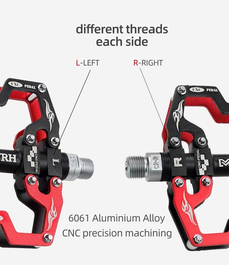 Mountain Bicycle Pedals Cycling Ultralight Aluminum Alloy 3 Bearings