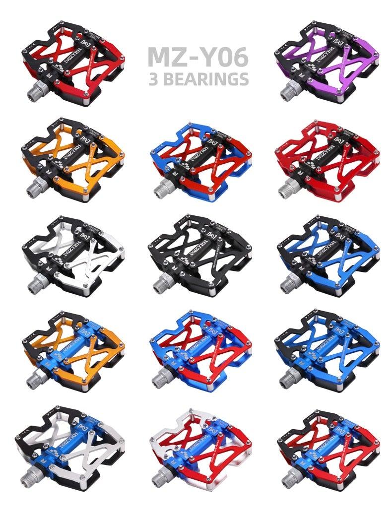 Mountain Bicycle Pedals Cycling Ultralight Aluminum Alloy 3 Bearings