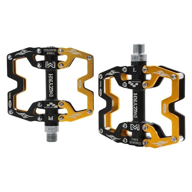 Mountain Bicycle Pedals Cycling Ultralight Aluminum Alloy 3 Bearings