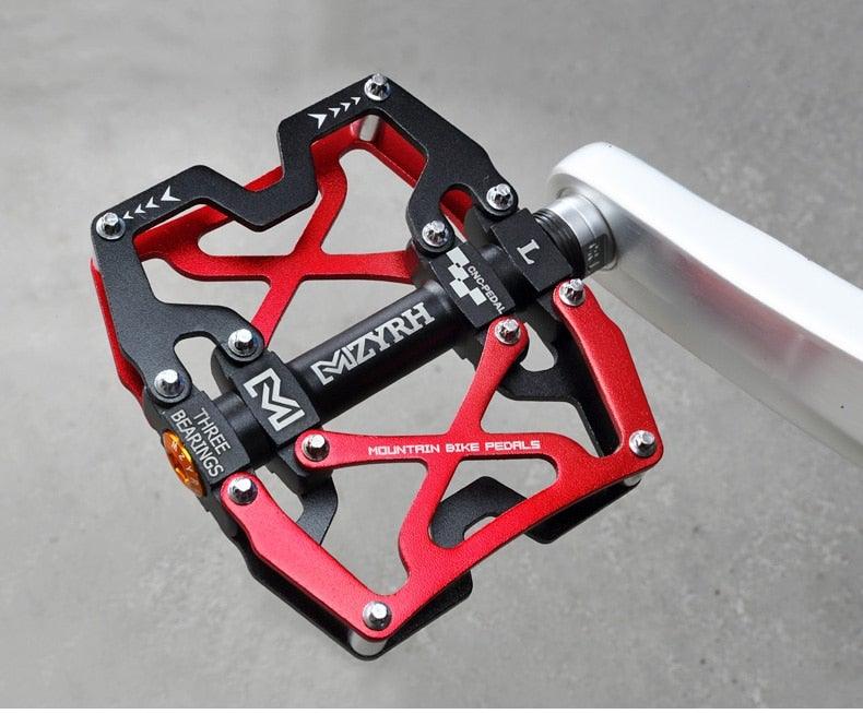 Mountain Bicycle Pedals Cycling Ultralight Aluminum Alloy 3 Bearings