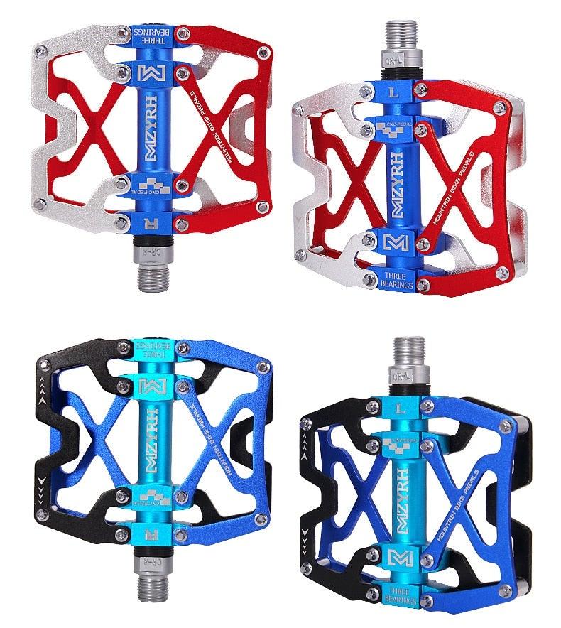 Mountain Bicycle Pedals Cycling Ultralight Aluminum Alloy 3 Bearings
