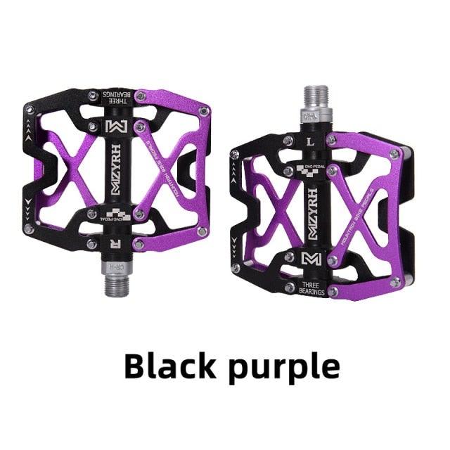 Mountain Bicycle Pedals Cycling Ultralight Aluminum Alloy 3 Bearings