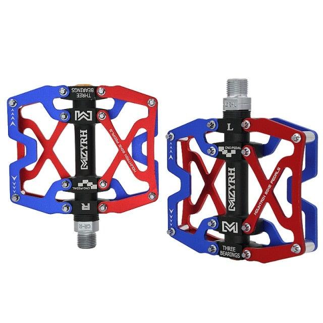 Mountain Bicycle Pedals Cycling Ultralight Aluminum Alloy 3 Bearings