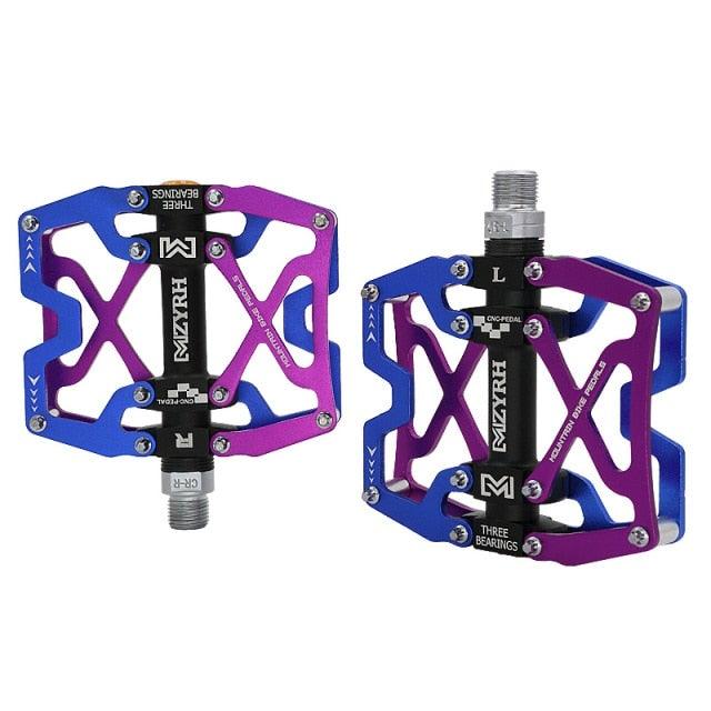 Mountain Bicycle Pedals Cycling Ultralight Aluminum Alloy 3 Bearings