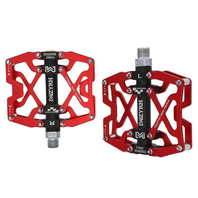 Mountain Bicycle Pedals Cycling Ultralight Aluminum Alloy 3 Bearings