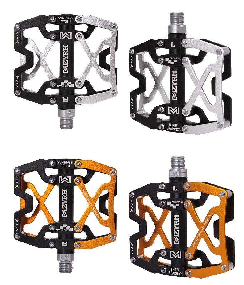 Mountain Bicycle Pedals Cycling Ultralight Aluminum Alloy 3 Bearings