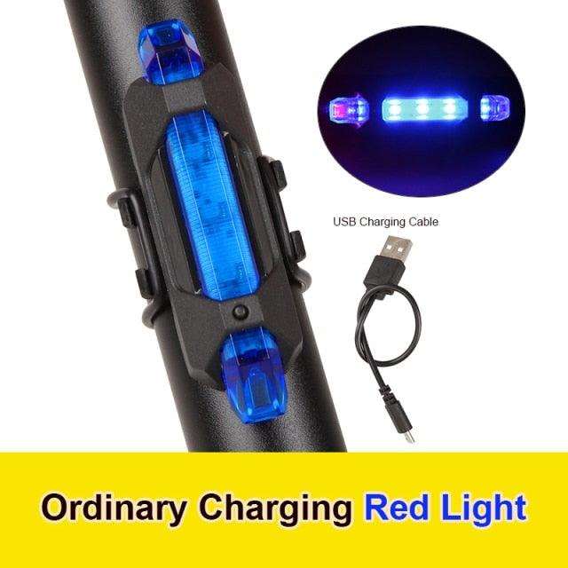 Mountain Cycle Front Back Headlight Lamp Flashlight