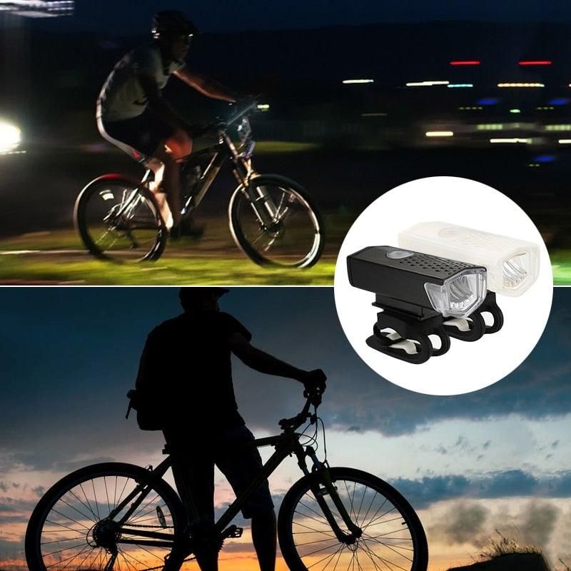 Mountain Cycle Front Back Headlight Lamp Flashlight