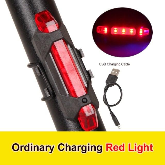 Mountain Cycle Front Back Headlight Lamp Flashlight