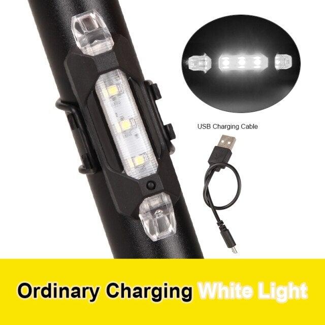 Mountain Cycle Front Back Headlight Lamp Flashlight