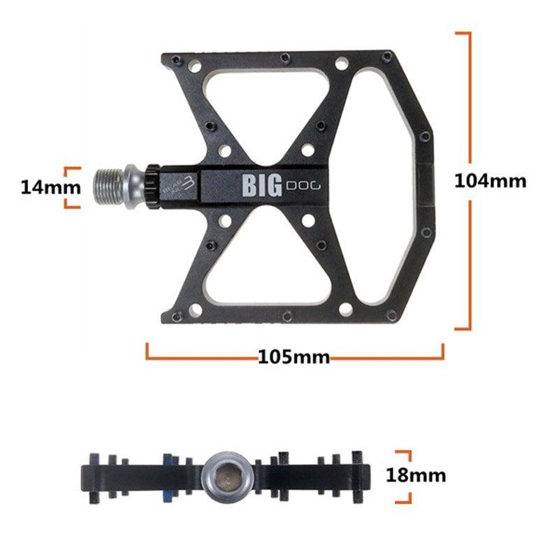 New Ultralight Bicycle Pedals Part Anti-Slip Aluminum Body Road Flat Foot