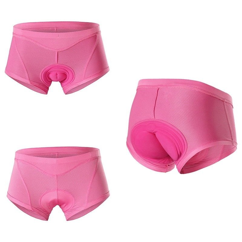 Women Cycling Shorts Gel 3D Padded