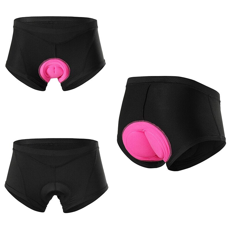 Women Cycling Shorts Gel 3D Padded