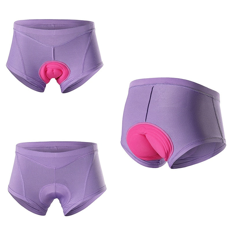 Women Cycling Shorts Gel 3D Padded