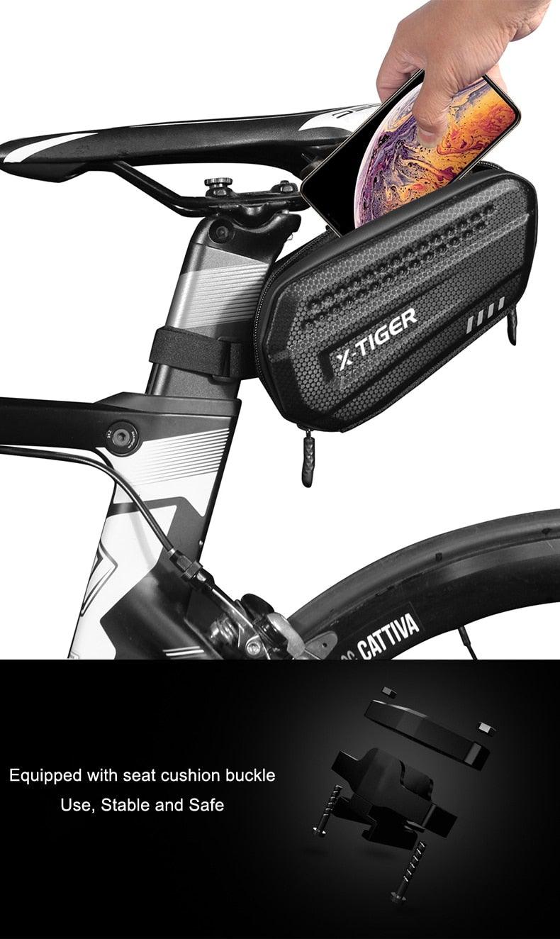 Bicycle Bag Rainproof Road Bike Bag 1.2L Large Capacity