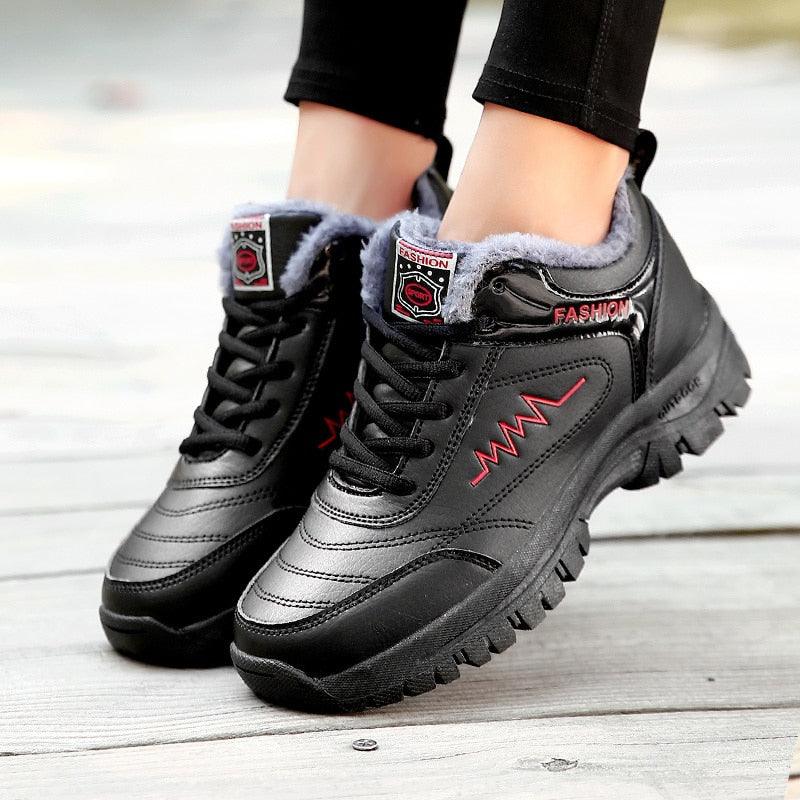 Winter Womens Mens Boots Shoes Plush Warm Sneakers