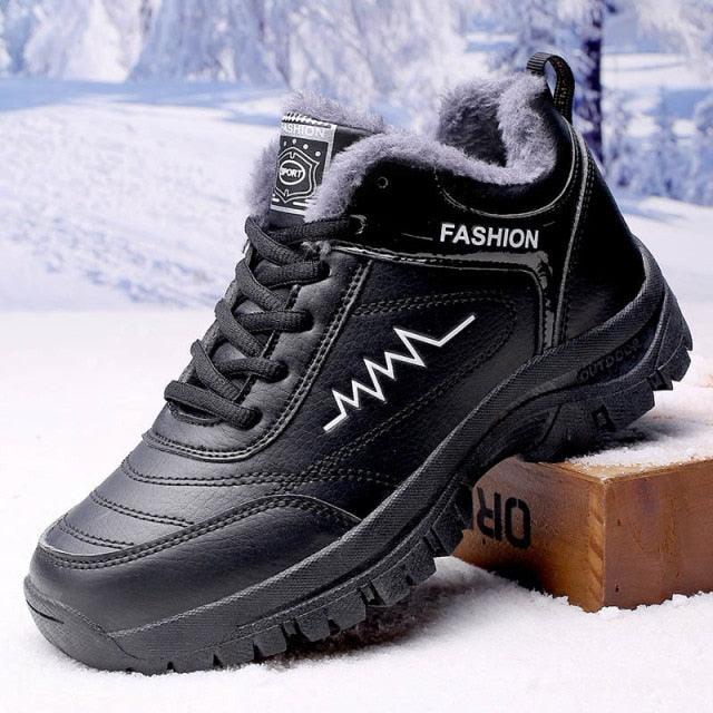 Winter Womens Mens Boots Shoes Plush Warm Sneakers