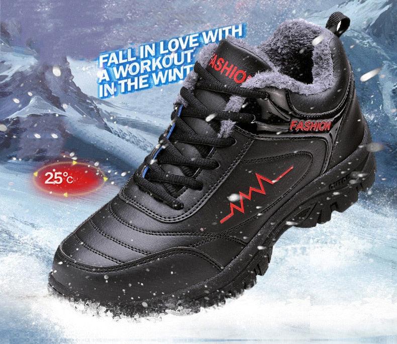 Winter Womens Mens Boots Shoes Plush Warm Sneakers